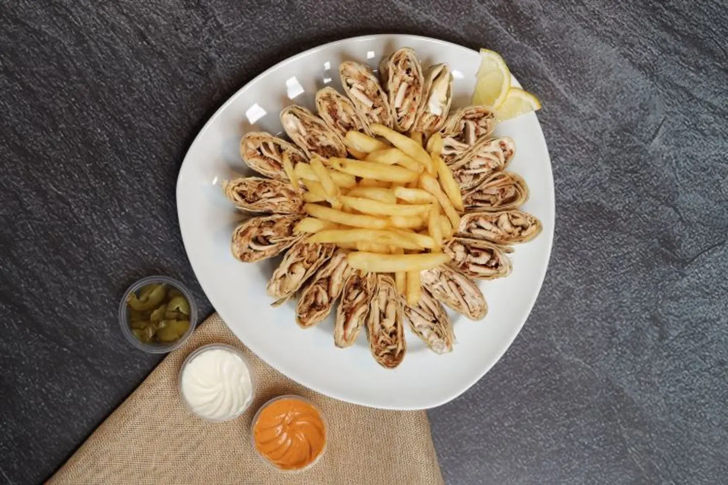 Double Arabic Chicken Shawarma 16pcs