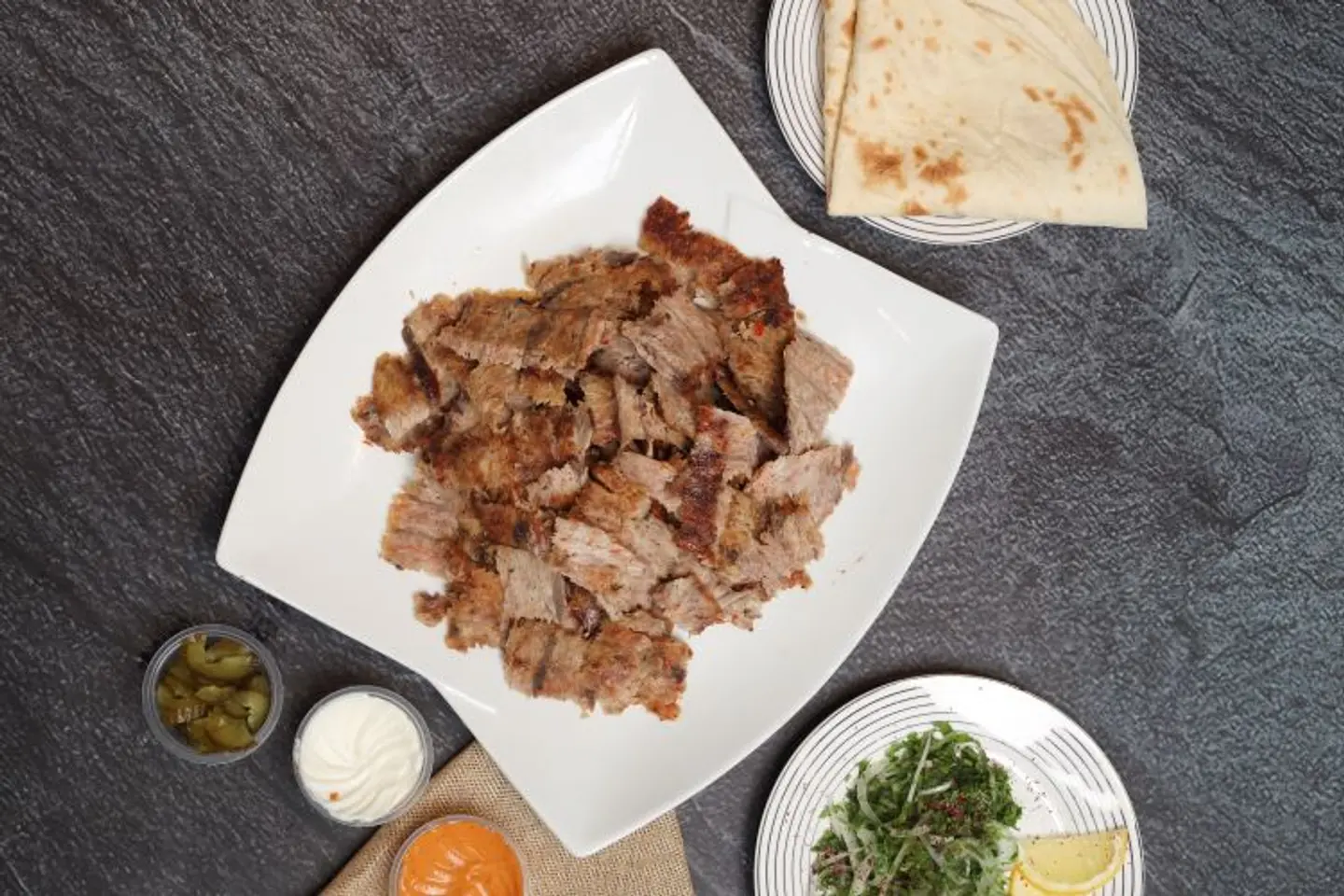 Super Meat Shwarma Plate
