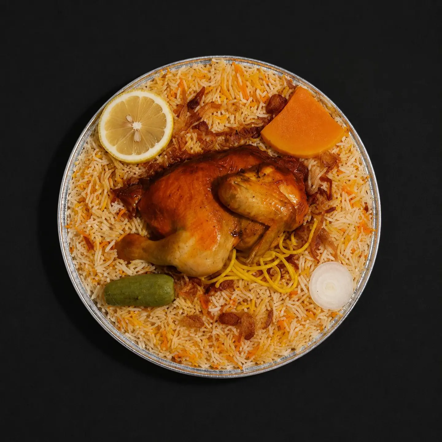 Quarter Chicken With Rice