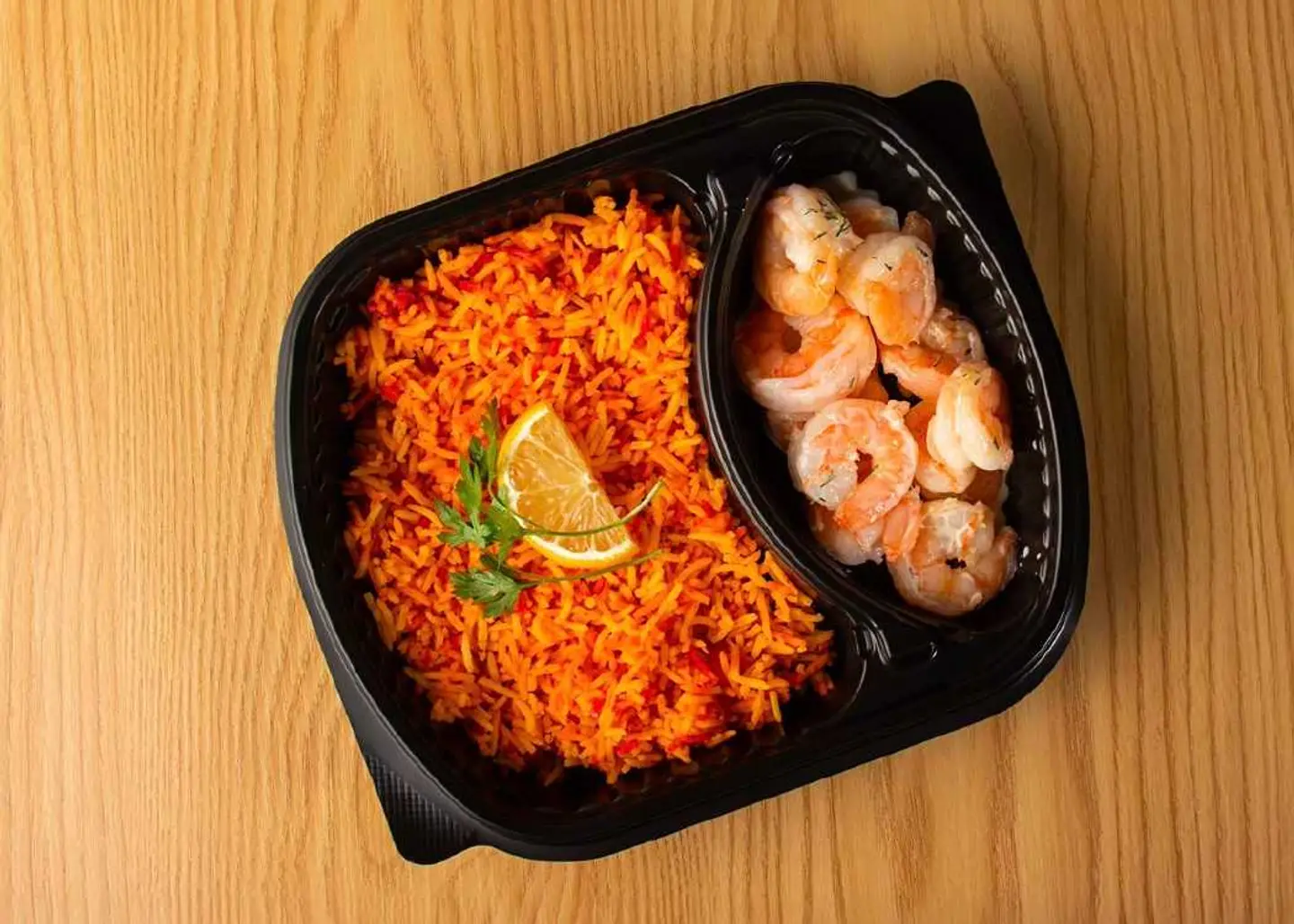 ربيان مع الأرز البرياني