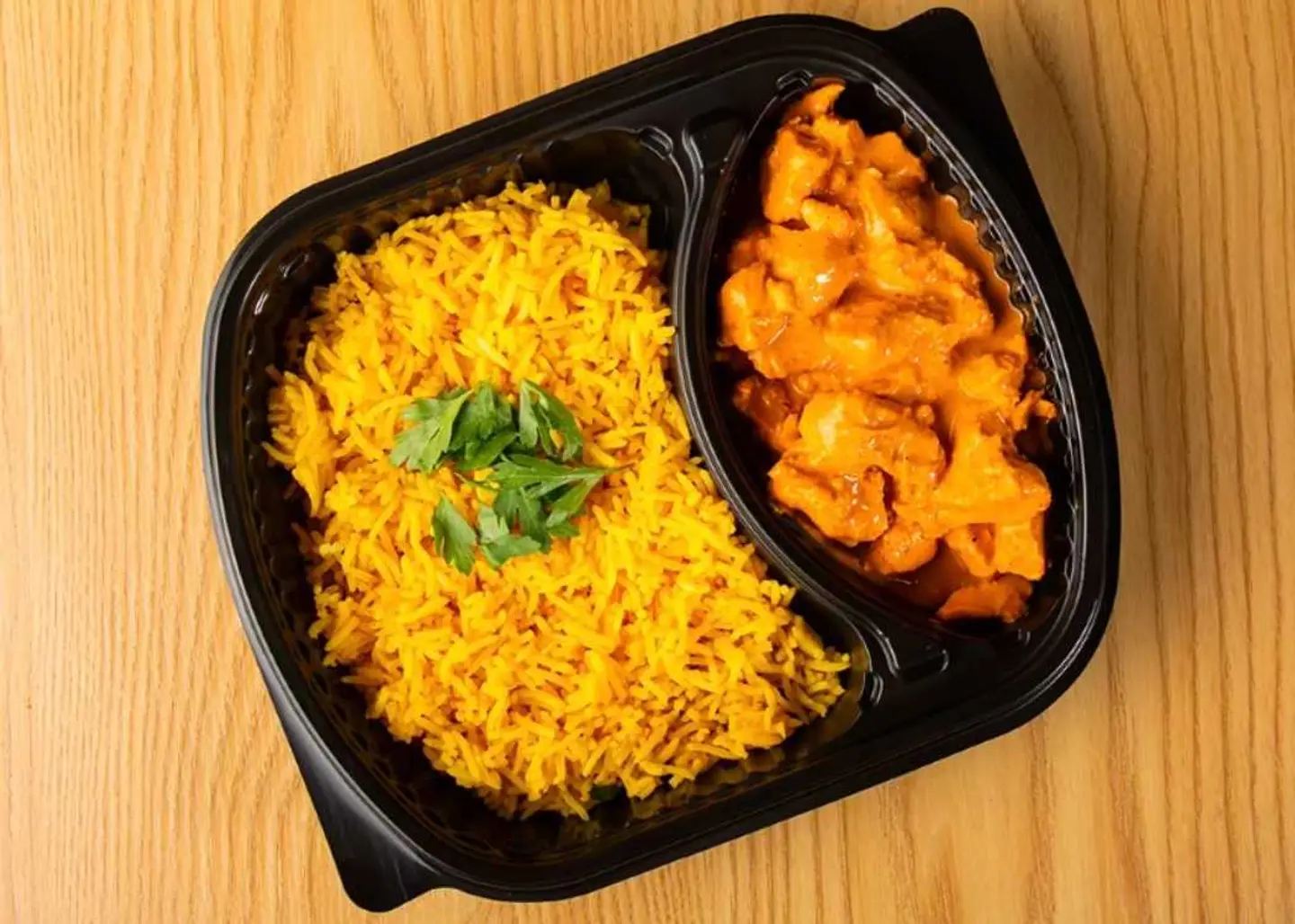 دجاج كاري مع الأرز المندي