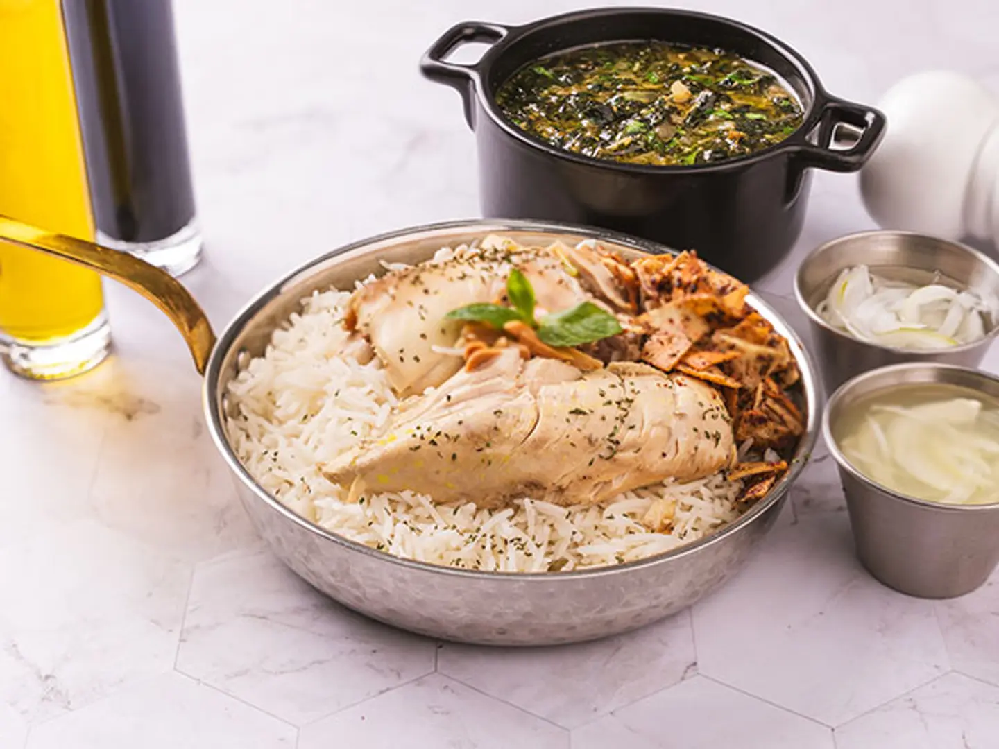Chicken Mouloukhiyah
