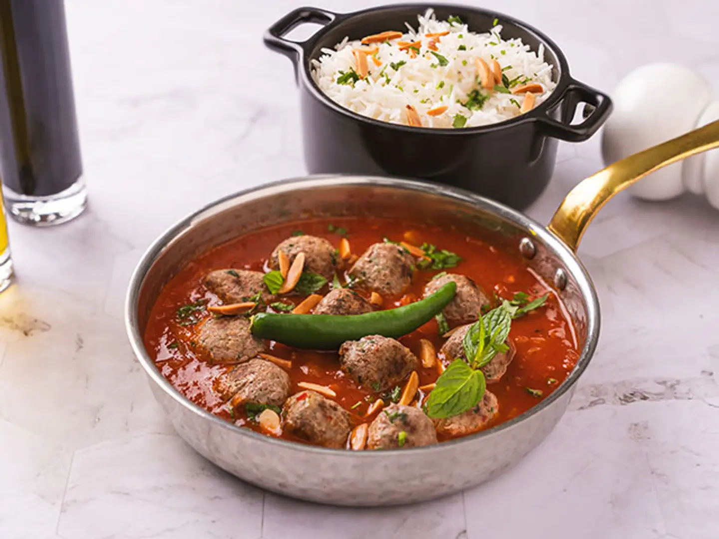 Kabab Bacha With Vermicelli Rice