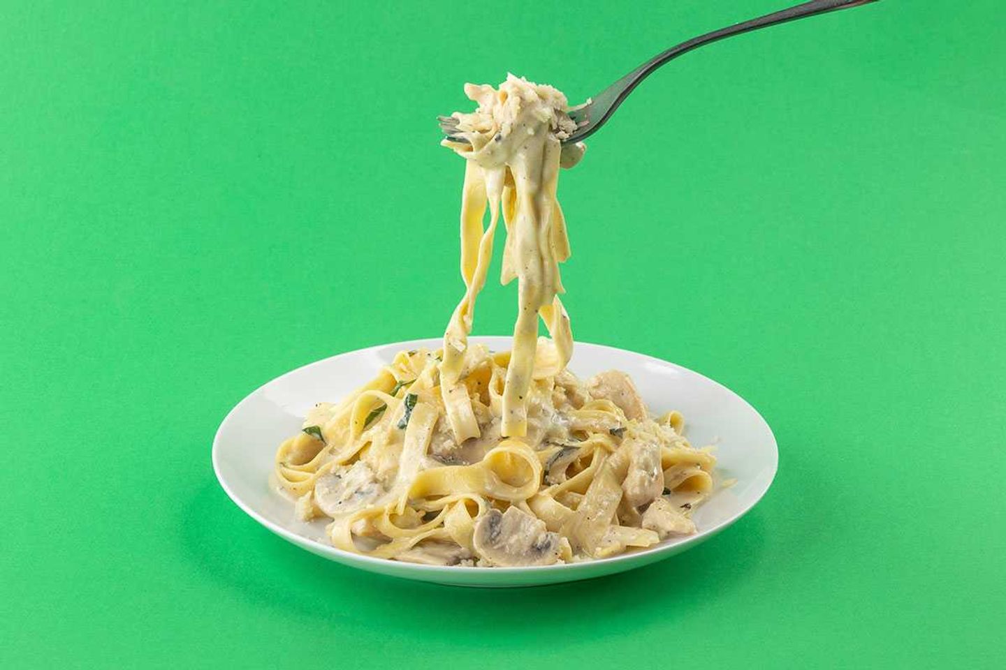 Chicken Alfredo Tagliatelle