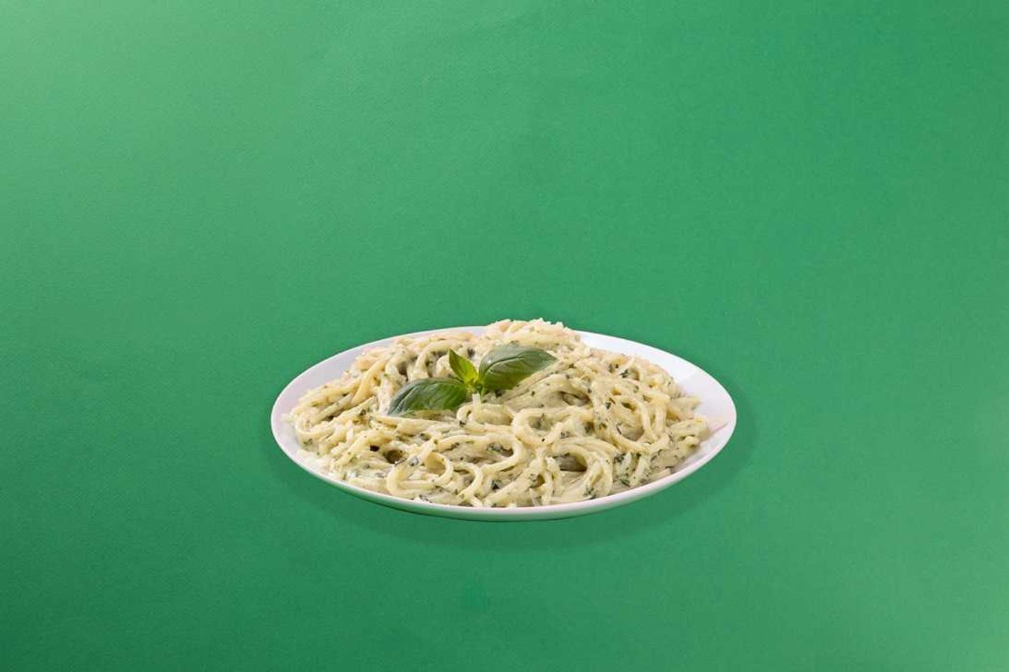 Creamy Pesto Spaghetti