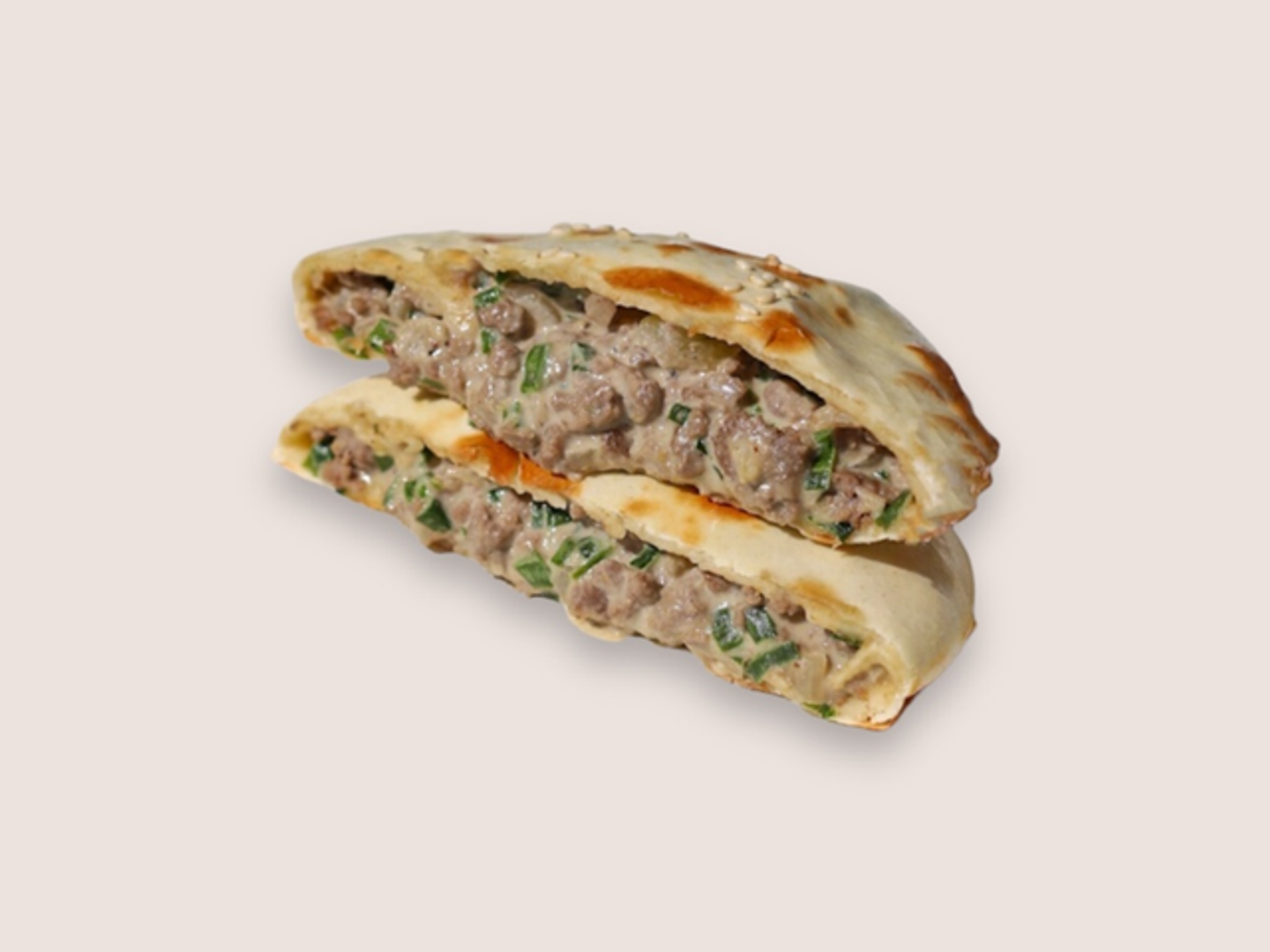 فطيرة لحم بالطحينة