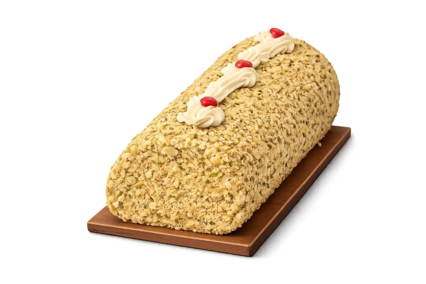 Pistachio Swiss Roll Torte