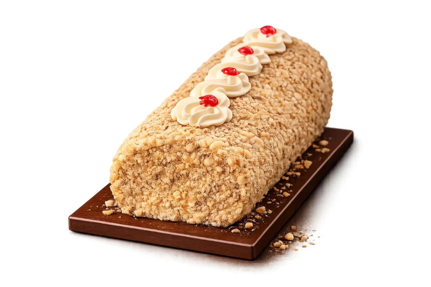 Almond Swiss Roll Torte