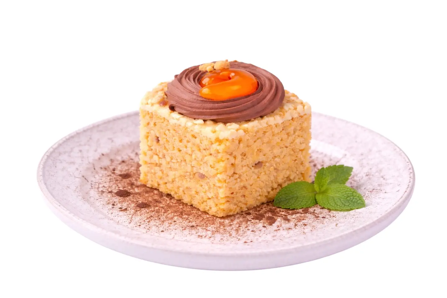 مربعات فانيليا شوكولاتة مربى