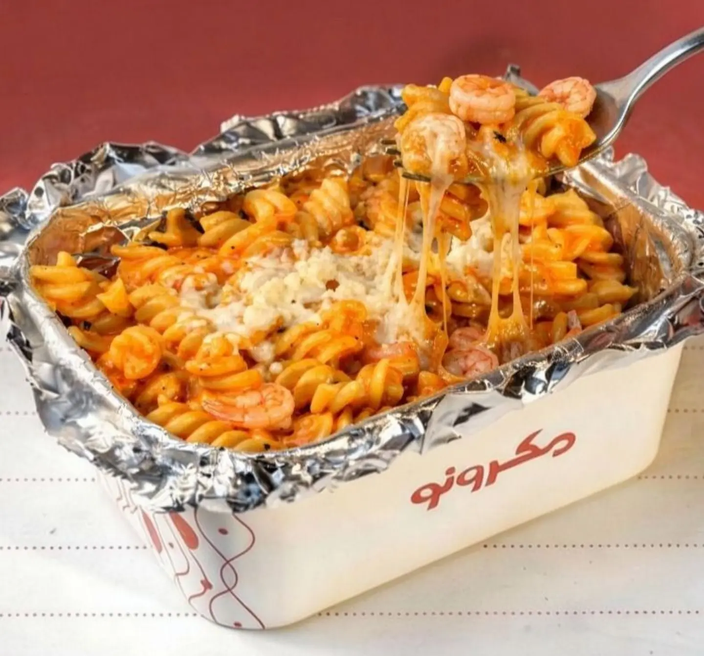 باستا قصدير بالجمبري