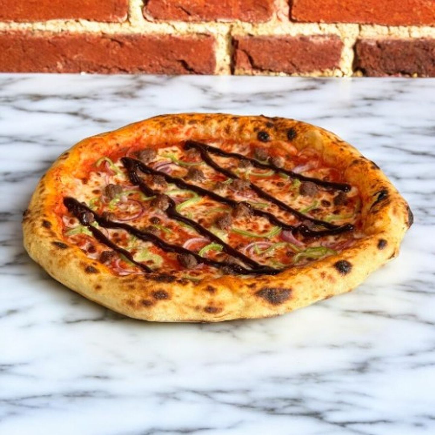 Minced Meat Bbq Pizza