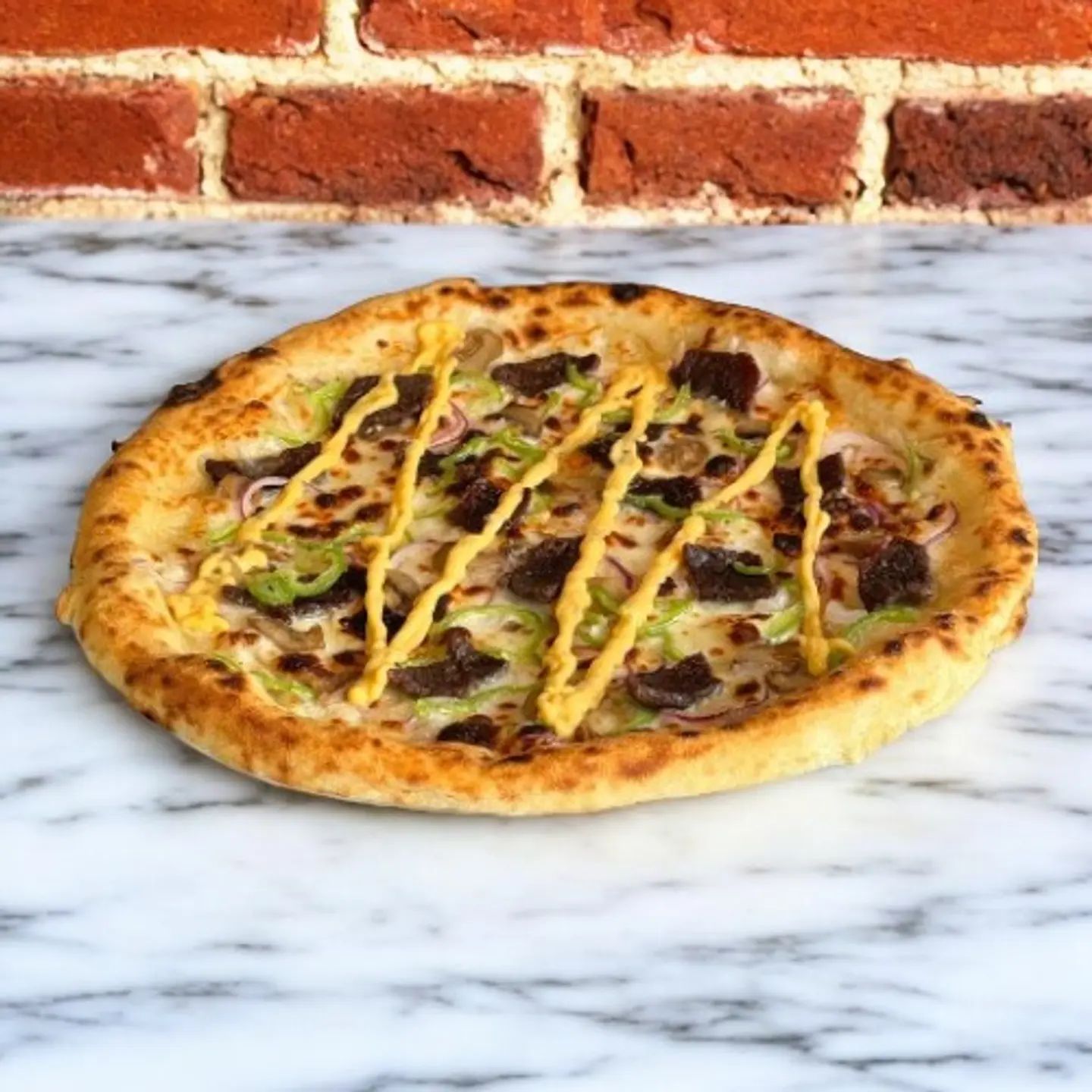 Cheese Steak Pizza