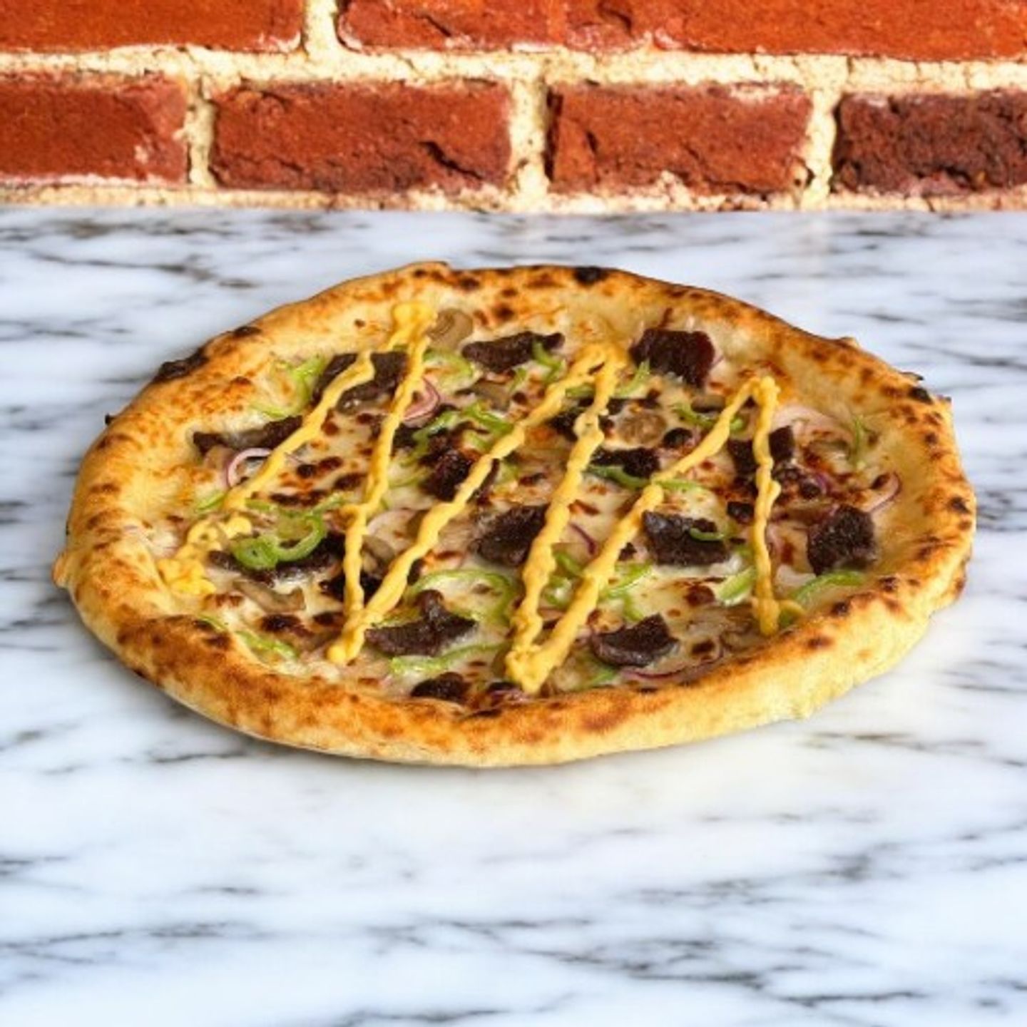 Cheese Steak Pizza