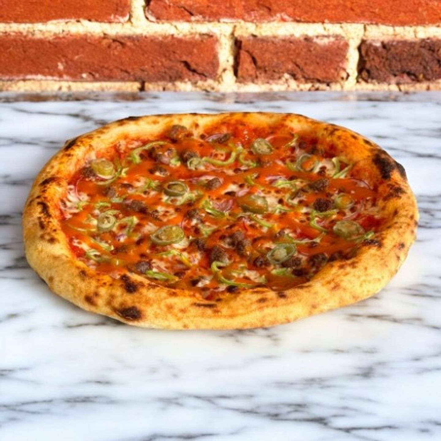 Spicy Beef Pizza