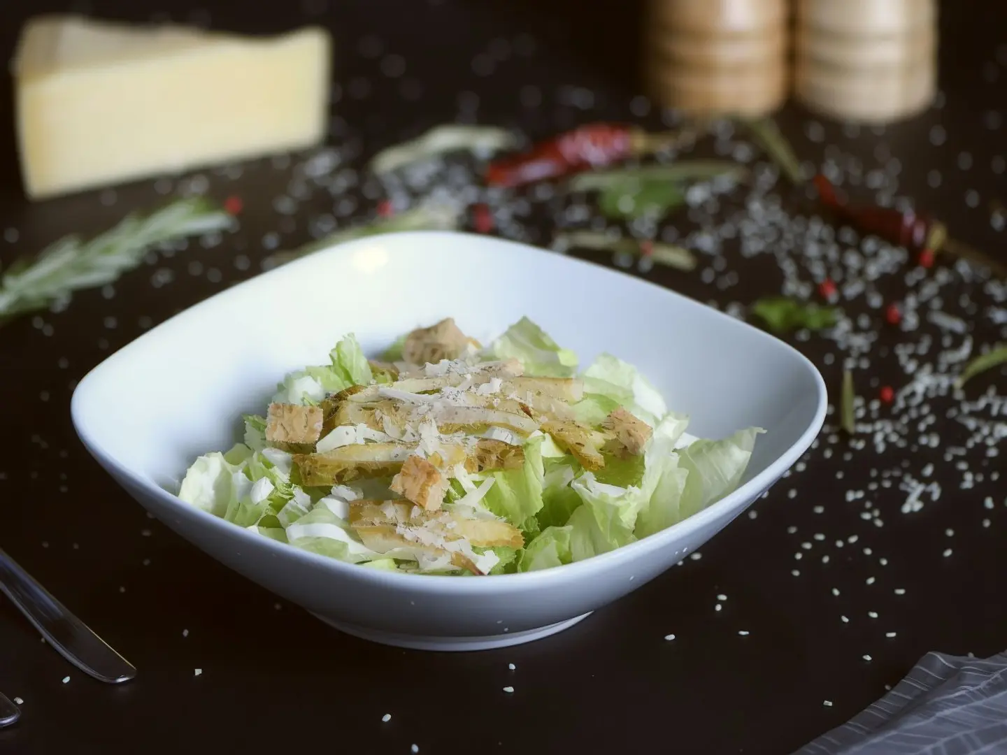 سلطة السيزر