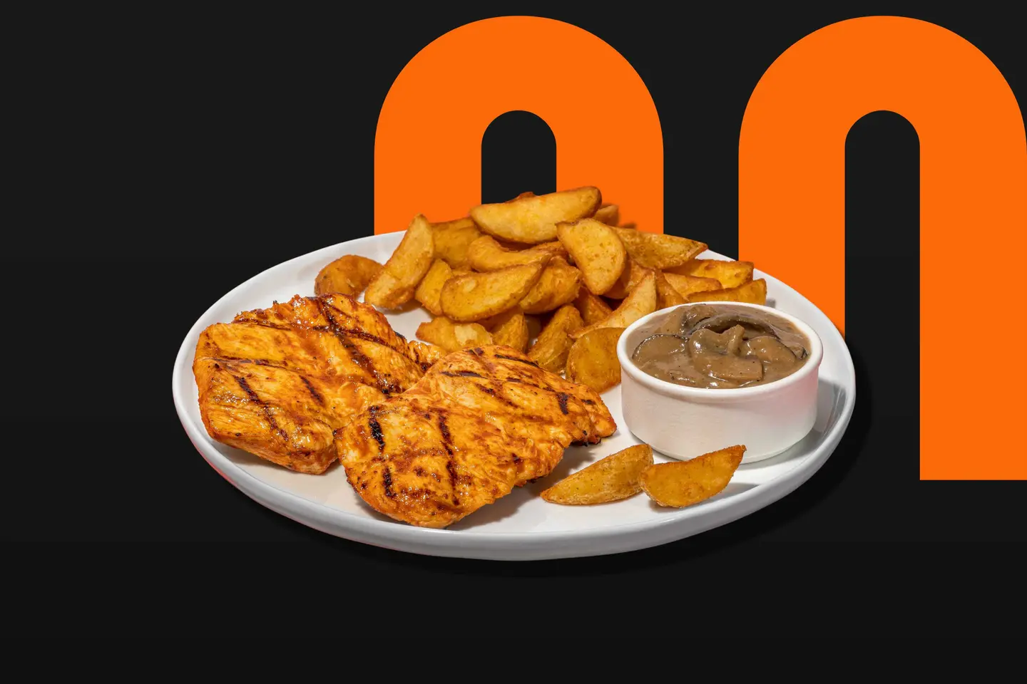 Mushroom Chicken Platter