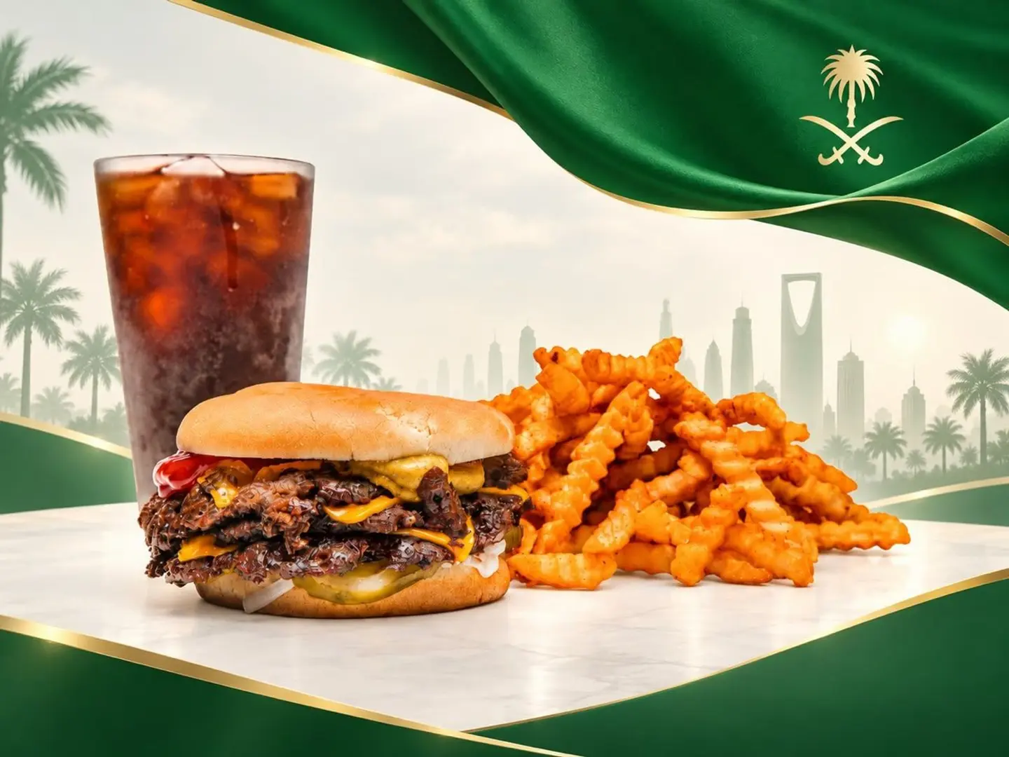 Beast Style Burger Combo For 1