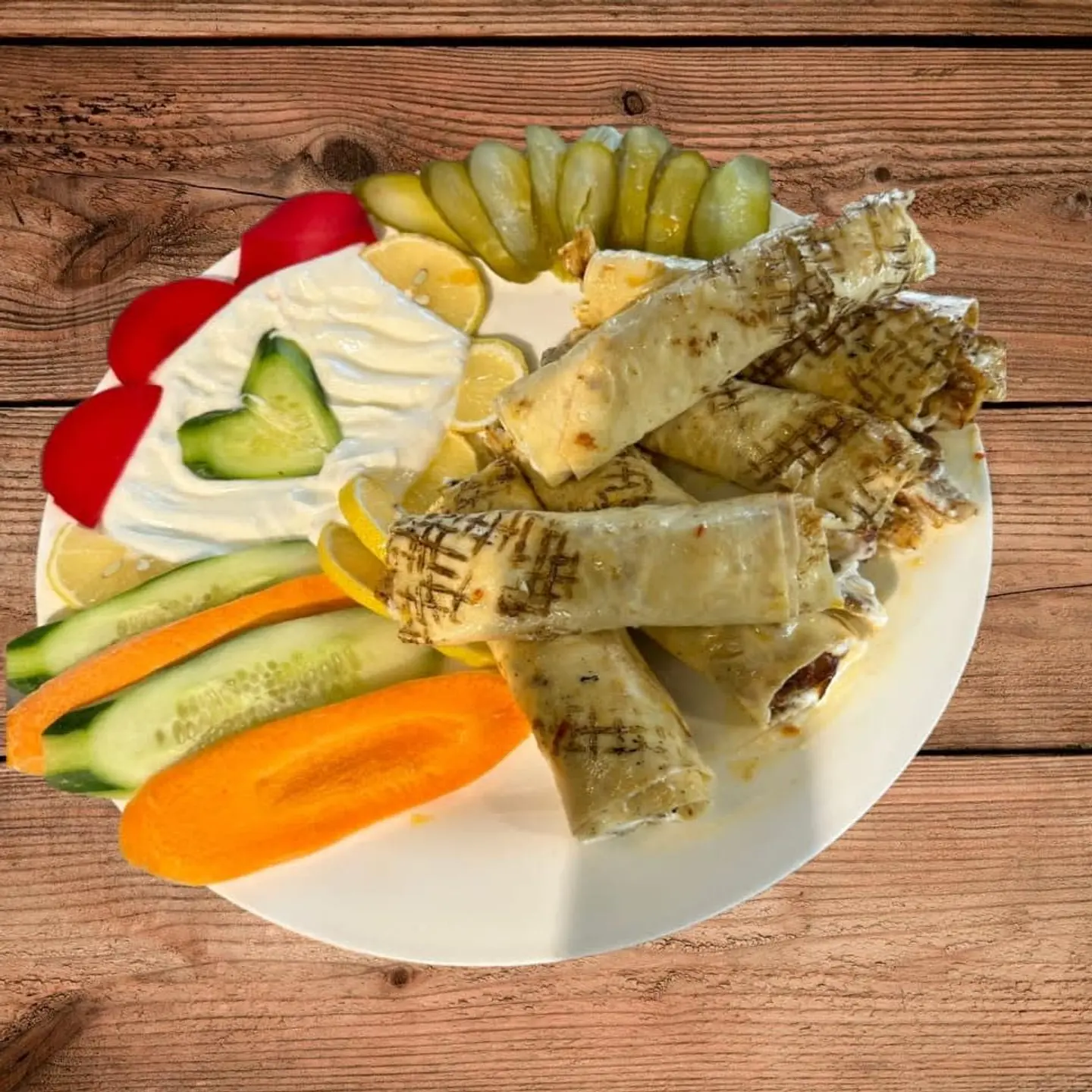 نص درزن خراطيش شاورما لحم