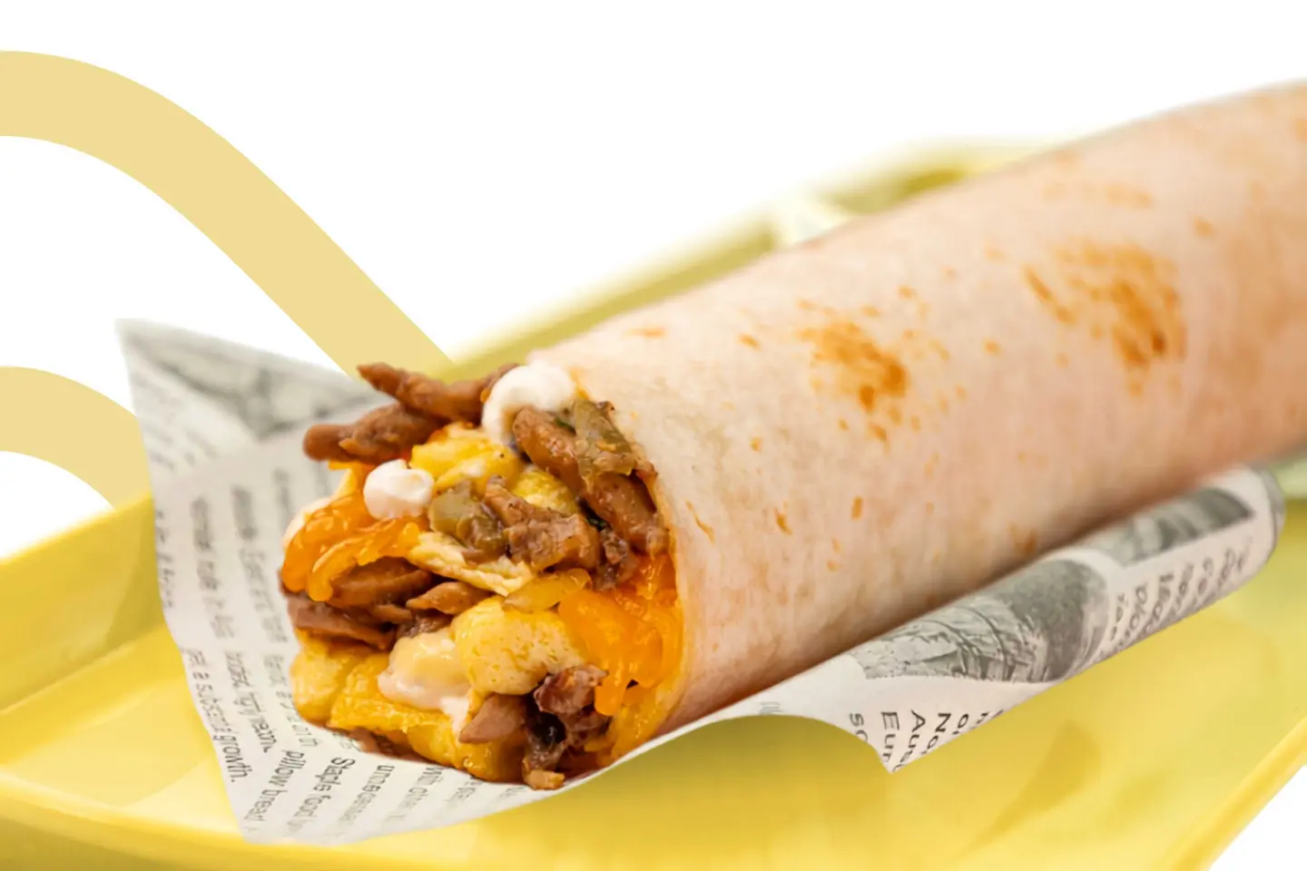 Philly Steak & Eggs Wrap