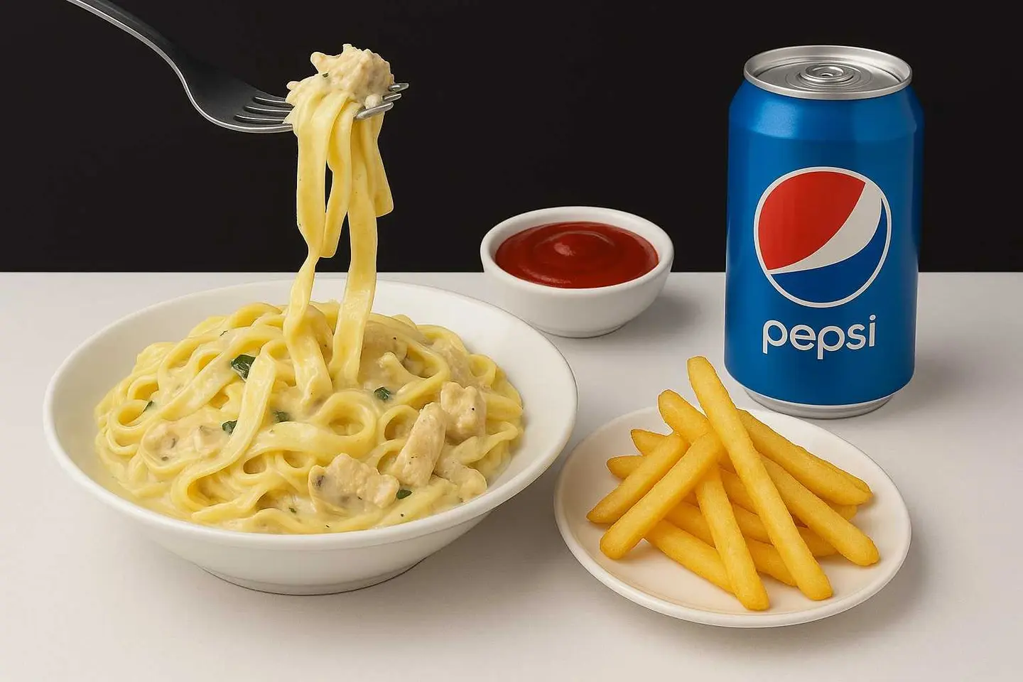 وجبة باستا لشخص واحد