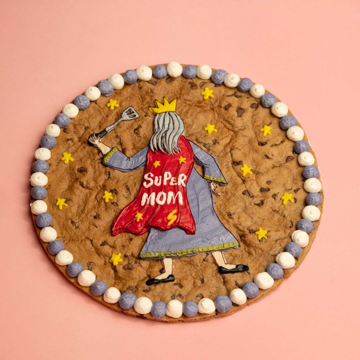 Super Hero Mother Cookie Cake