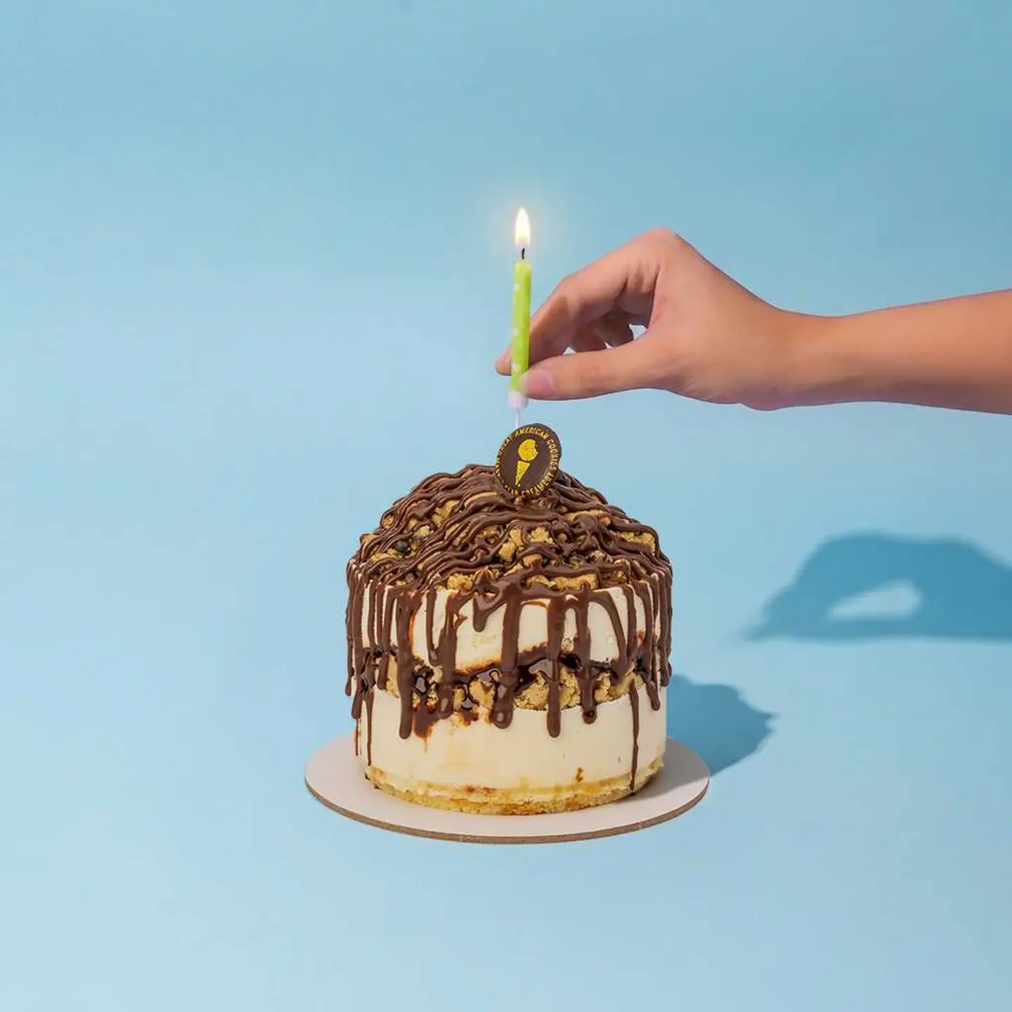 Cookie Dough Drizzle Mini Cake