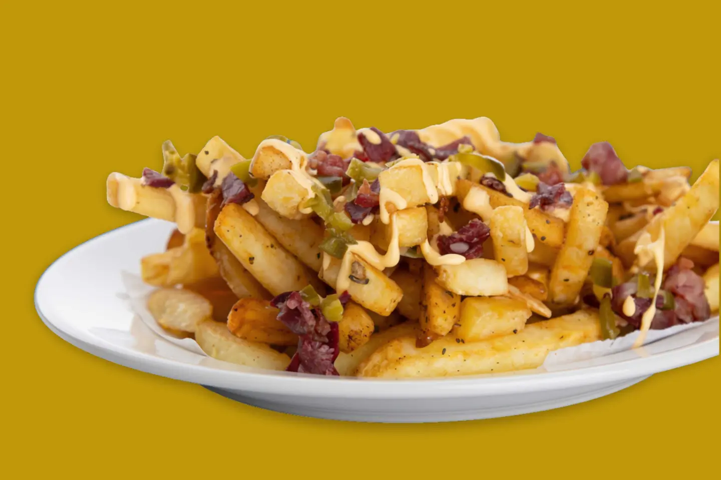 Beef Bacon And Cheese Jalapeno Fries