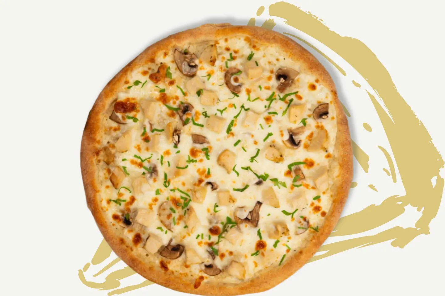 Chicken Alfredo Pizza Large