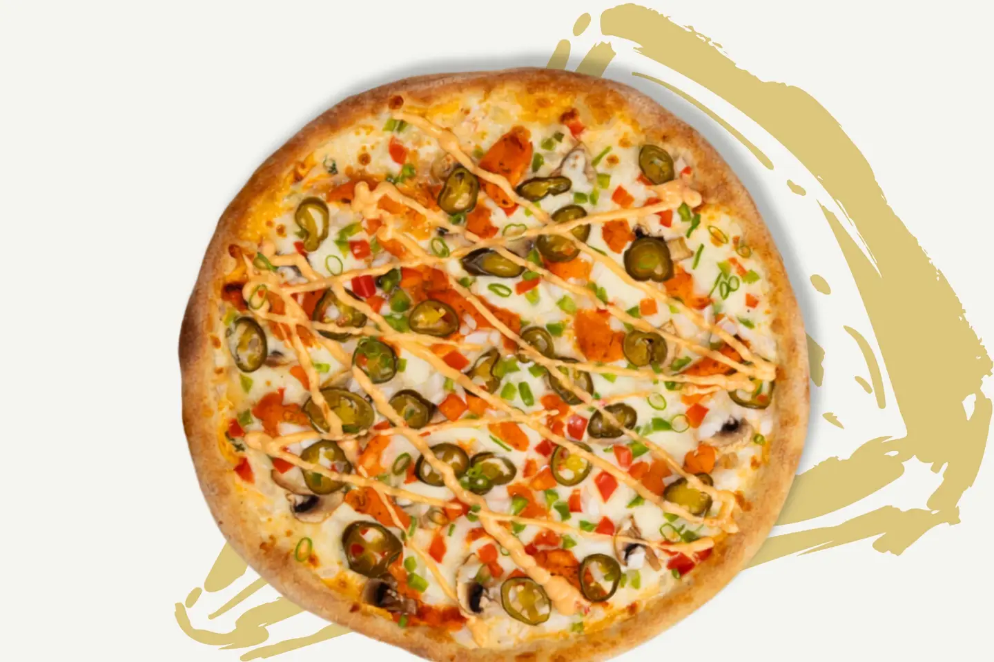 Chicken Tikka & Mushroom Pizza Large