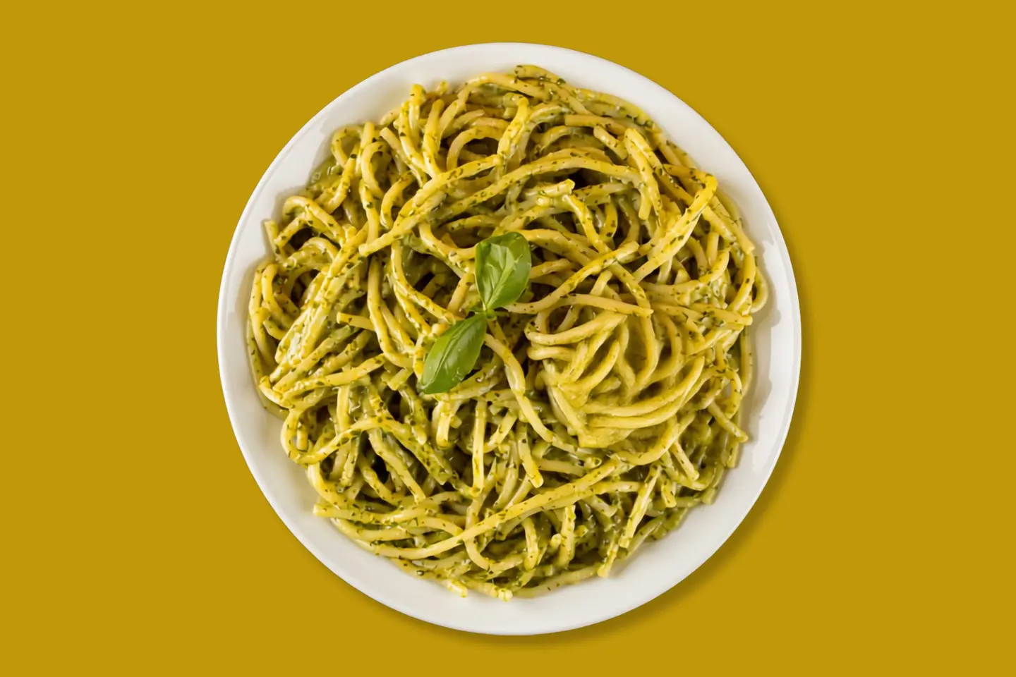 Creamy Pesto Spaghetti