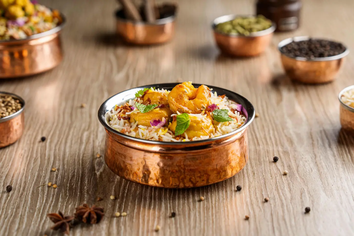 Prawns Dum Biryani