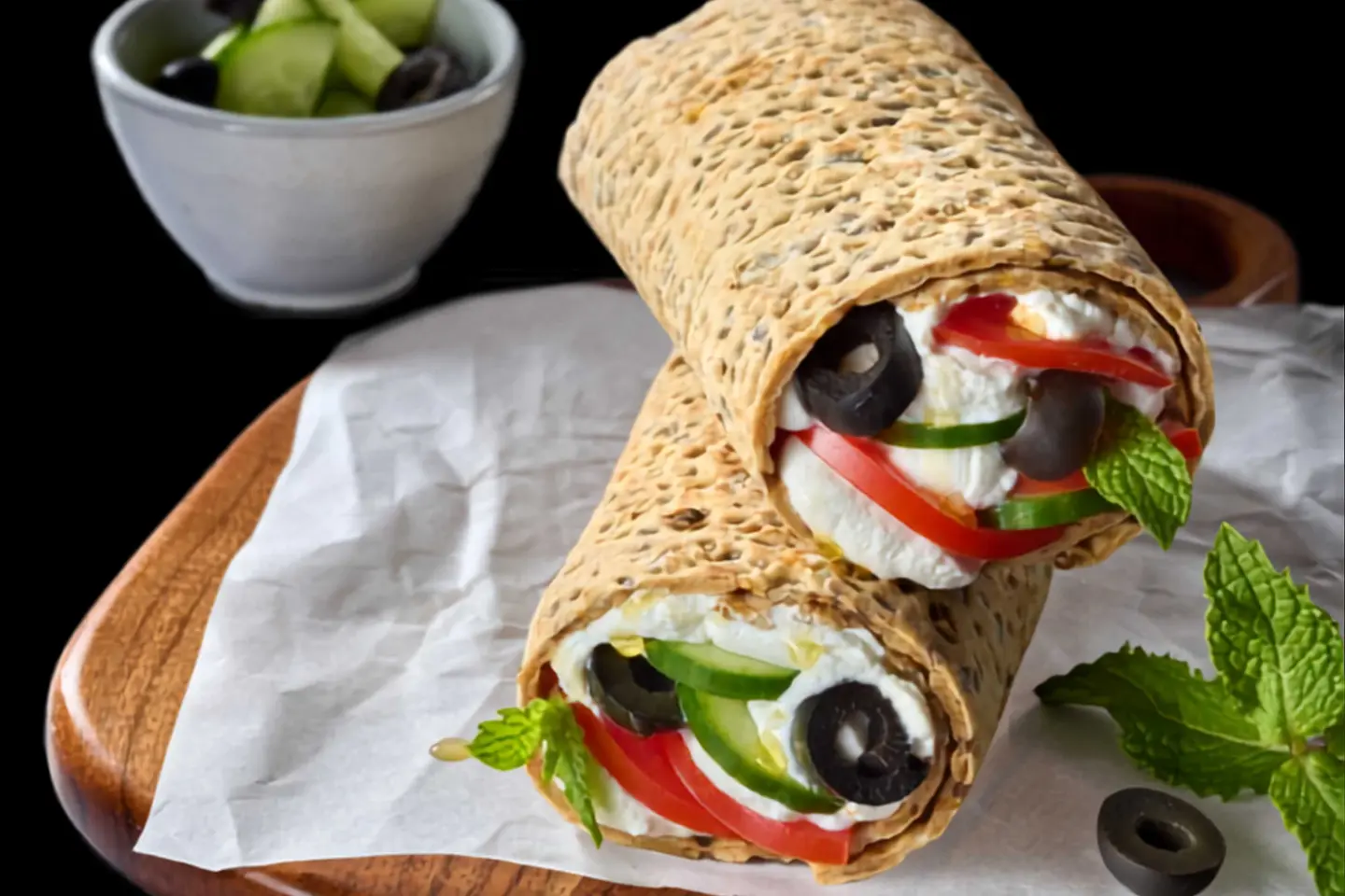 Low Cal Labneh Arous In Protein Dough