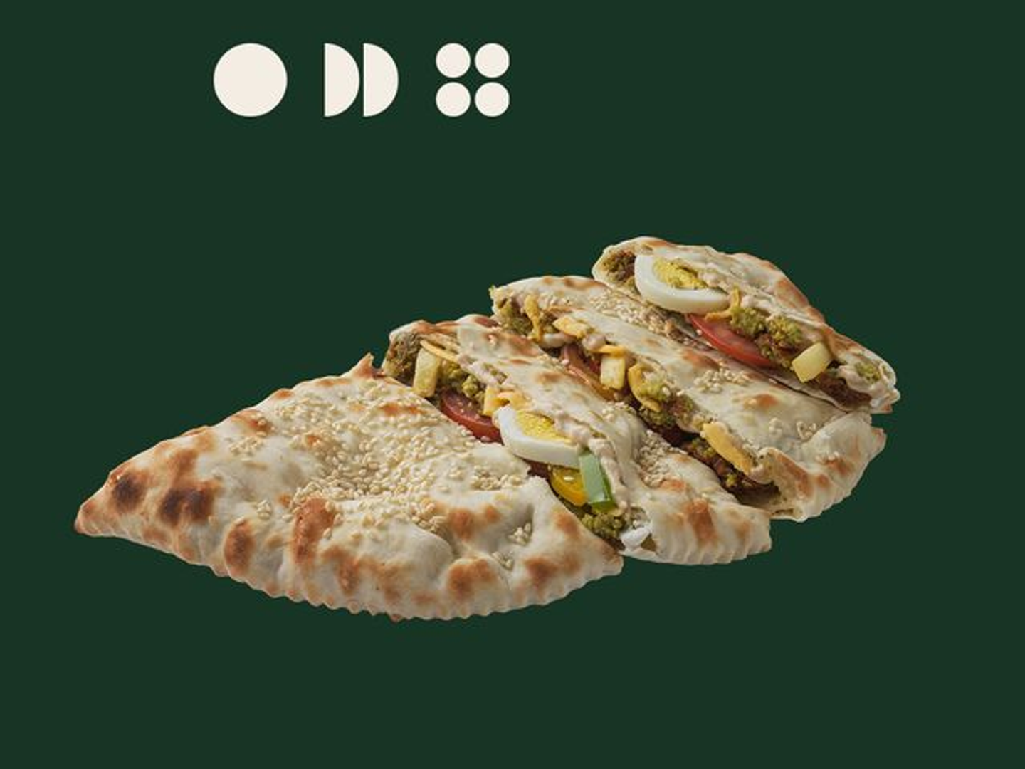 Falafel Manousheh Pie