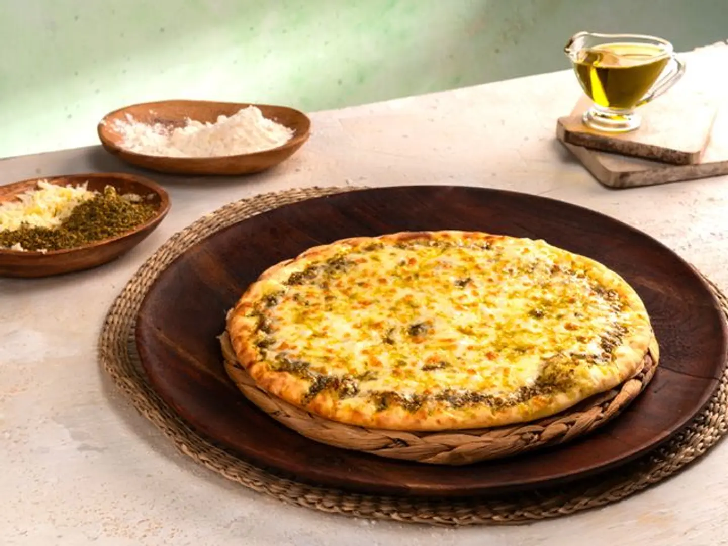 جبنة مع زعتر