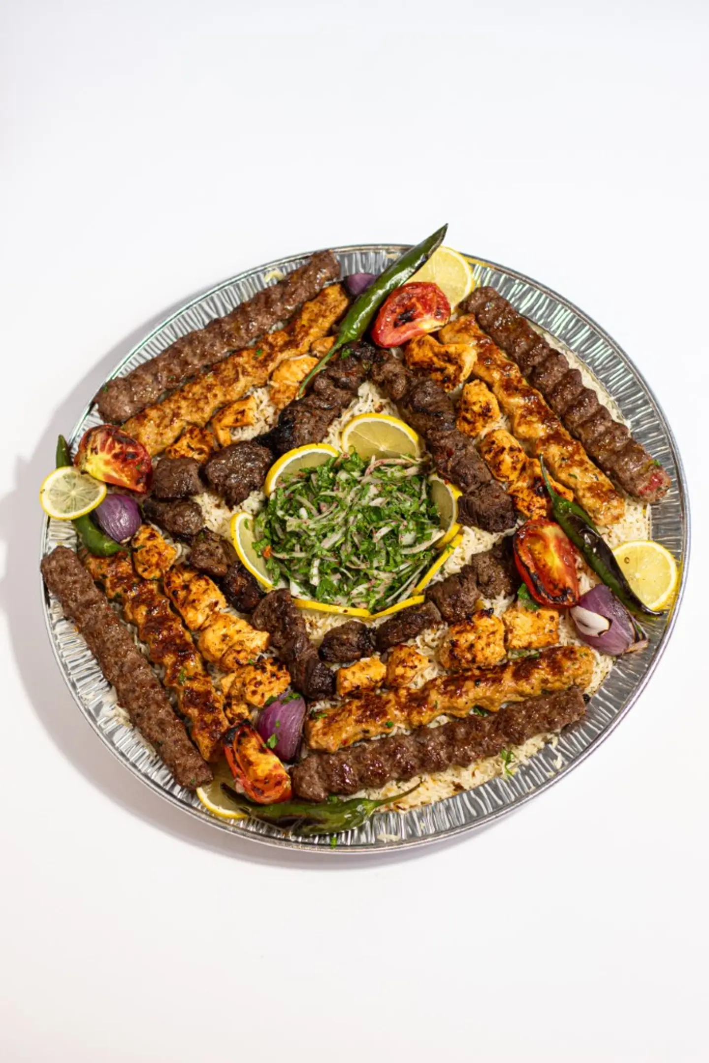 Grilled Feast Platter With Rice