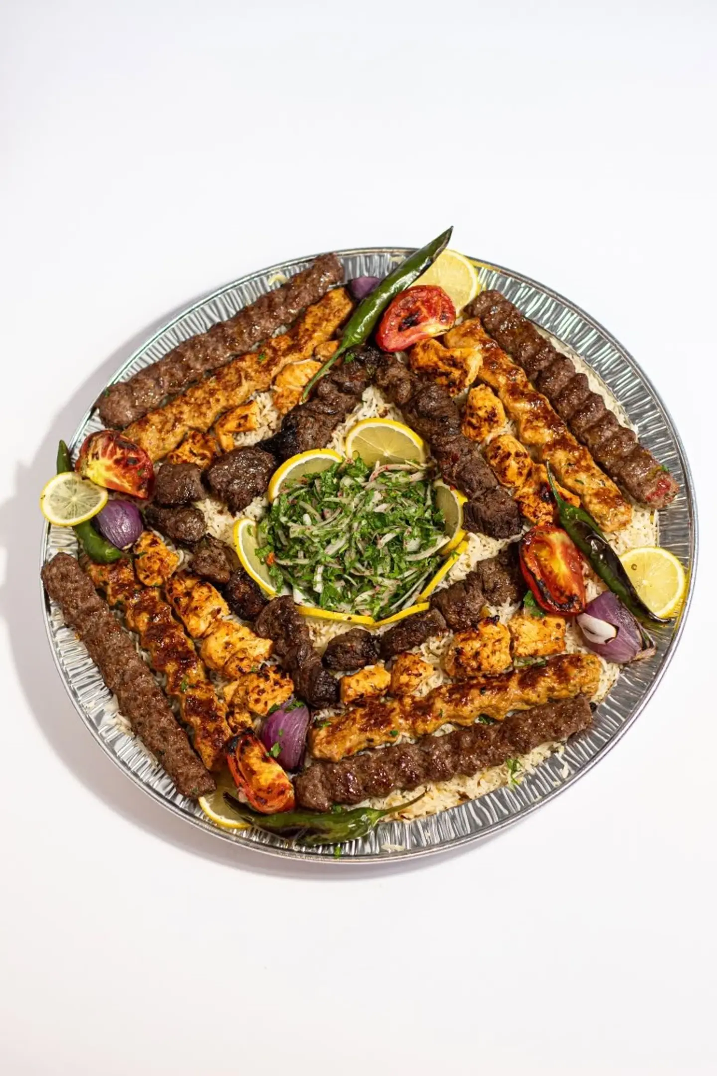 Grilled Feast Platter With Rice