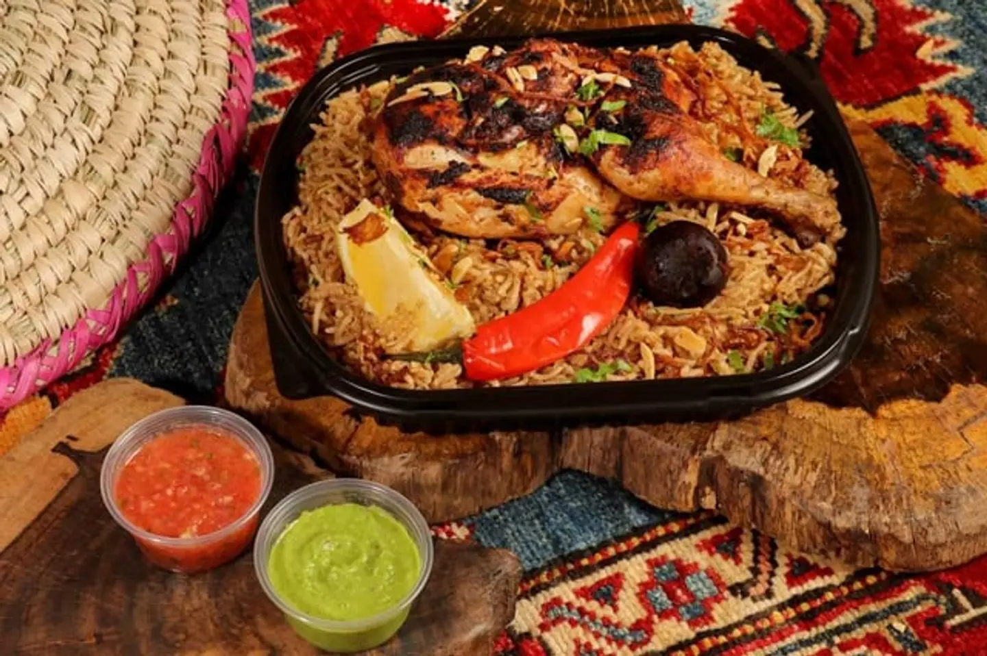 كبسة حساوية دجاج