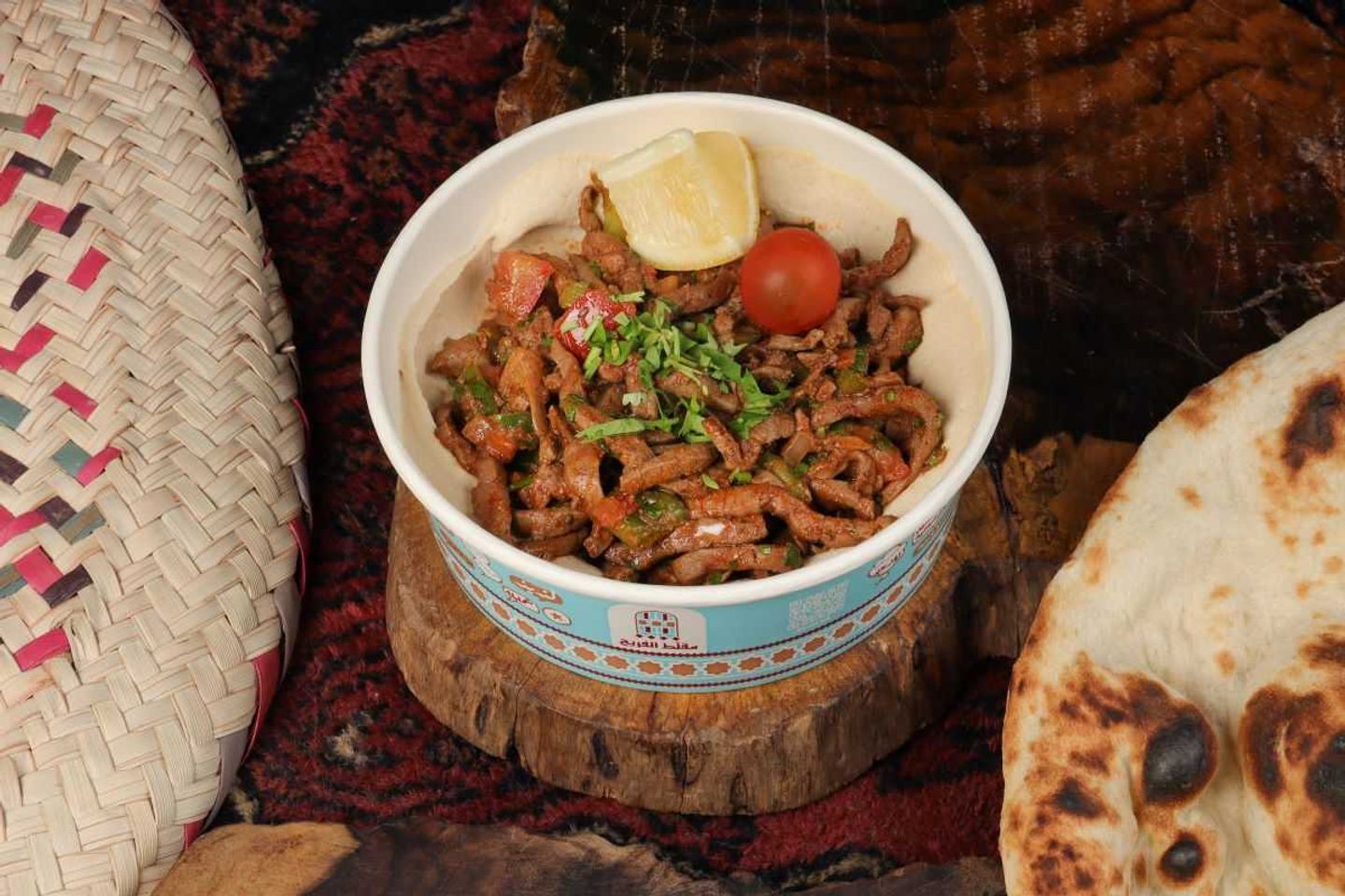 كبدة بالحمص