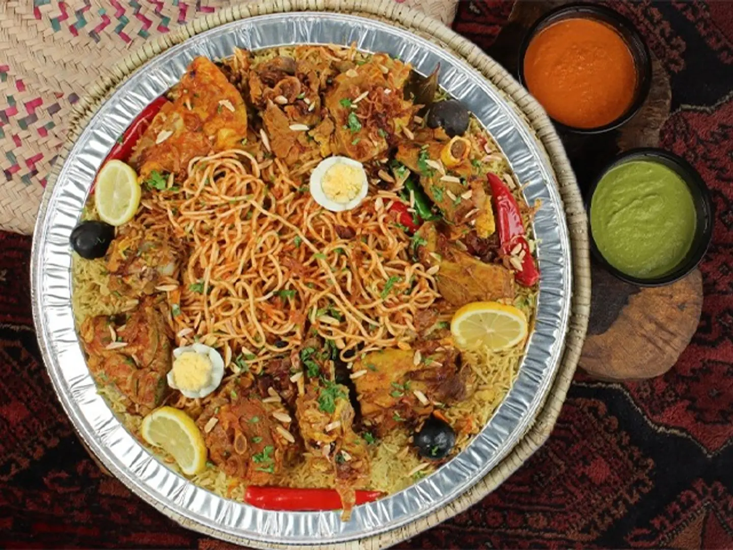 كبسة نجدية لحم عائلية