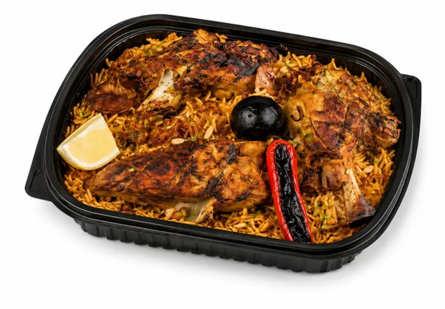 كبسة حساوية لحم