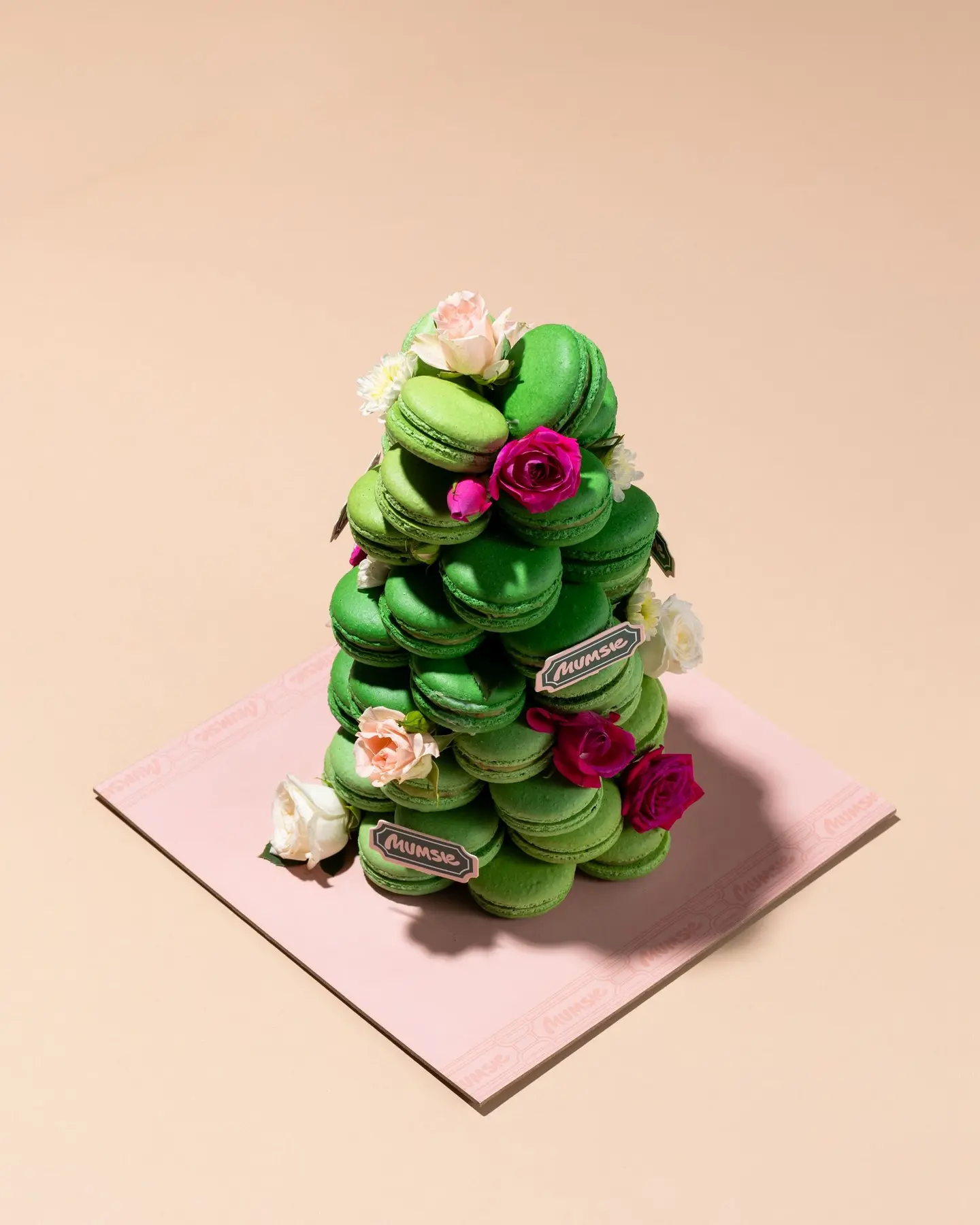 Green Macaron Tower