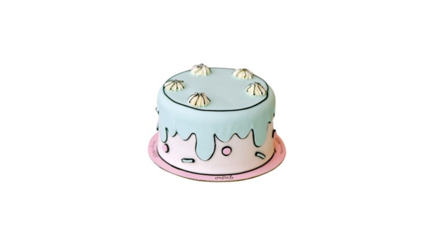 Chocolate Comic Cake Medium