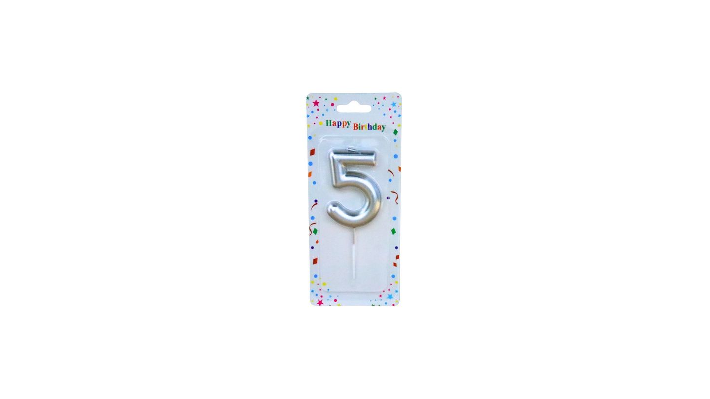 Number 5 Silver