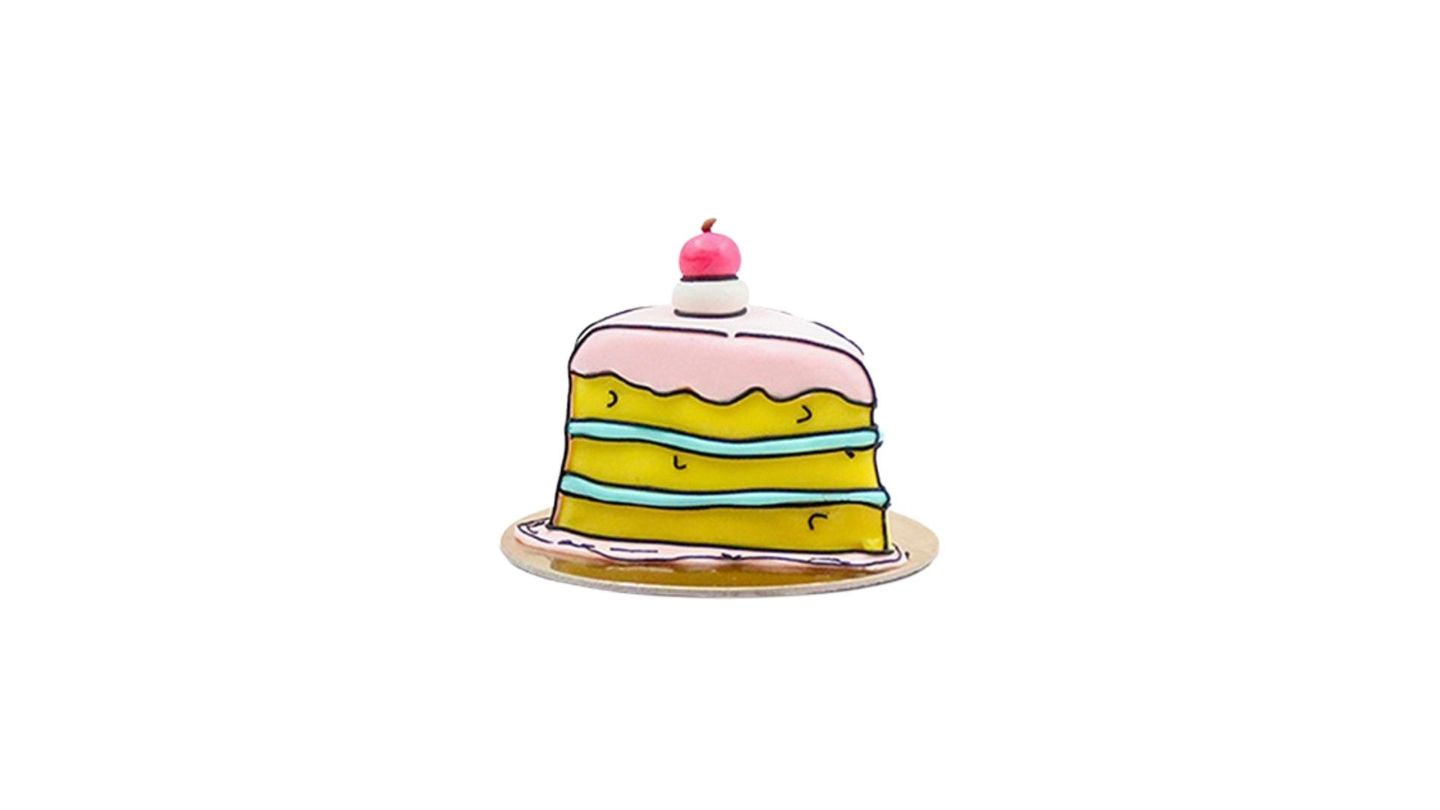 Comic Cake Triangle