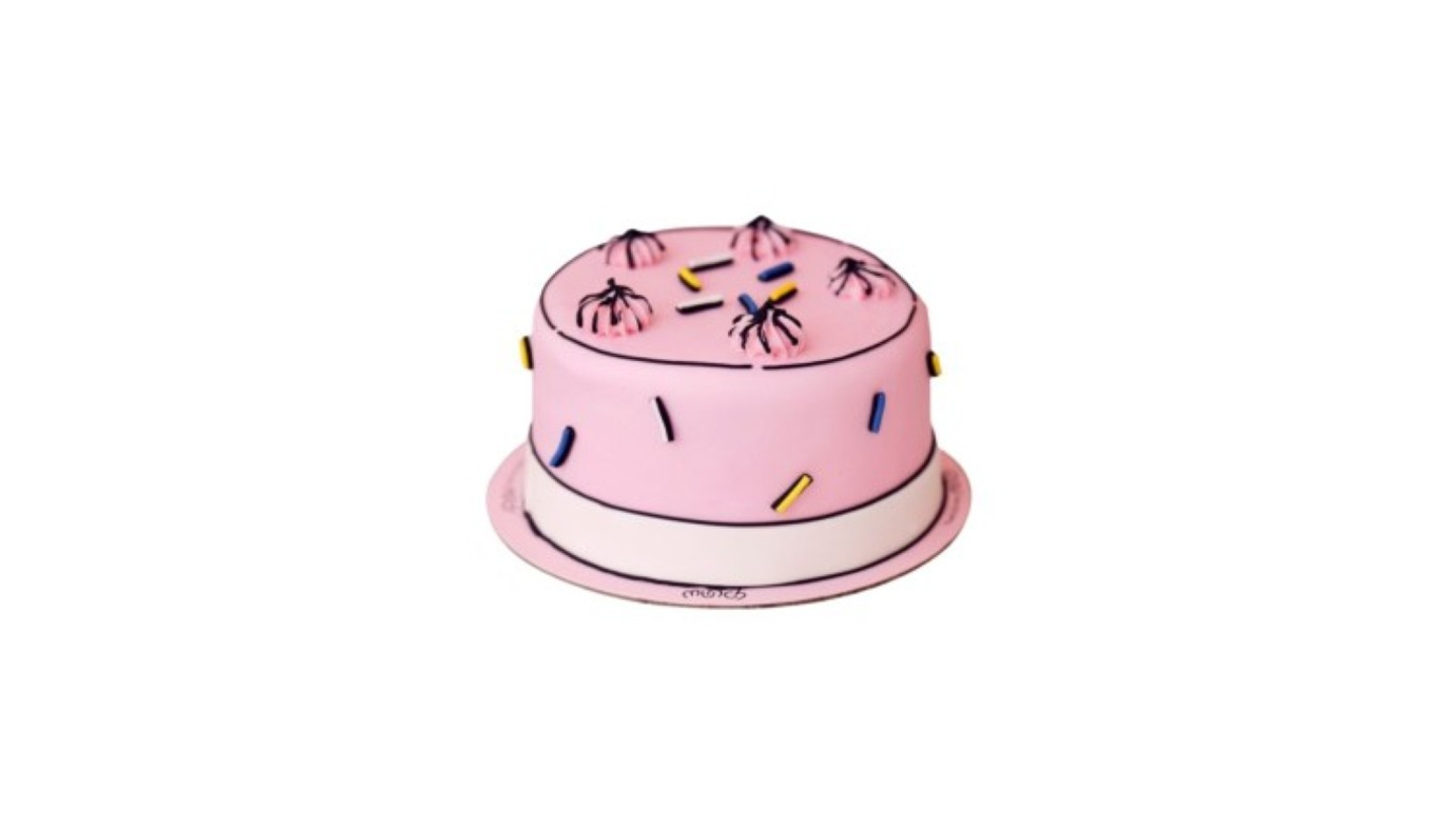 Red Velvet Comic Cake Medium