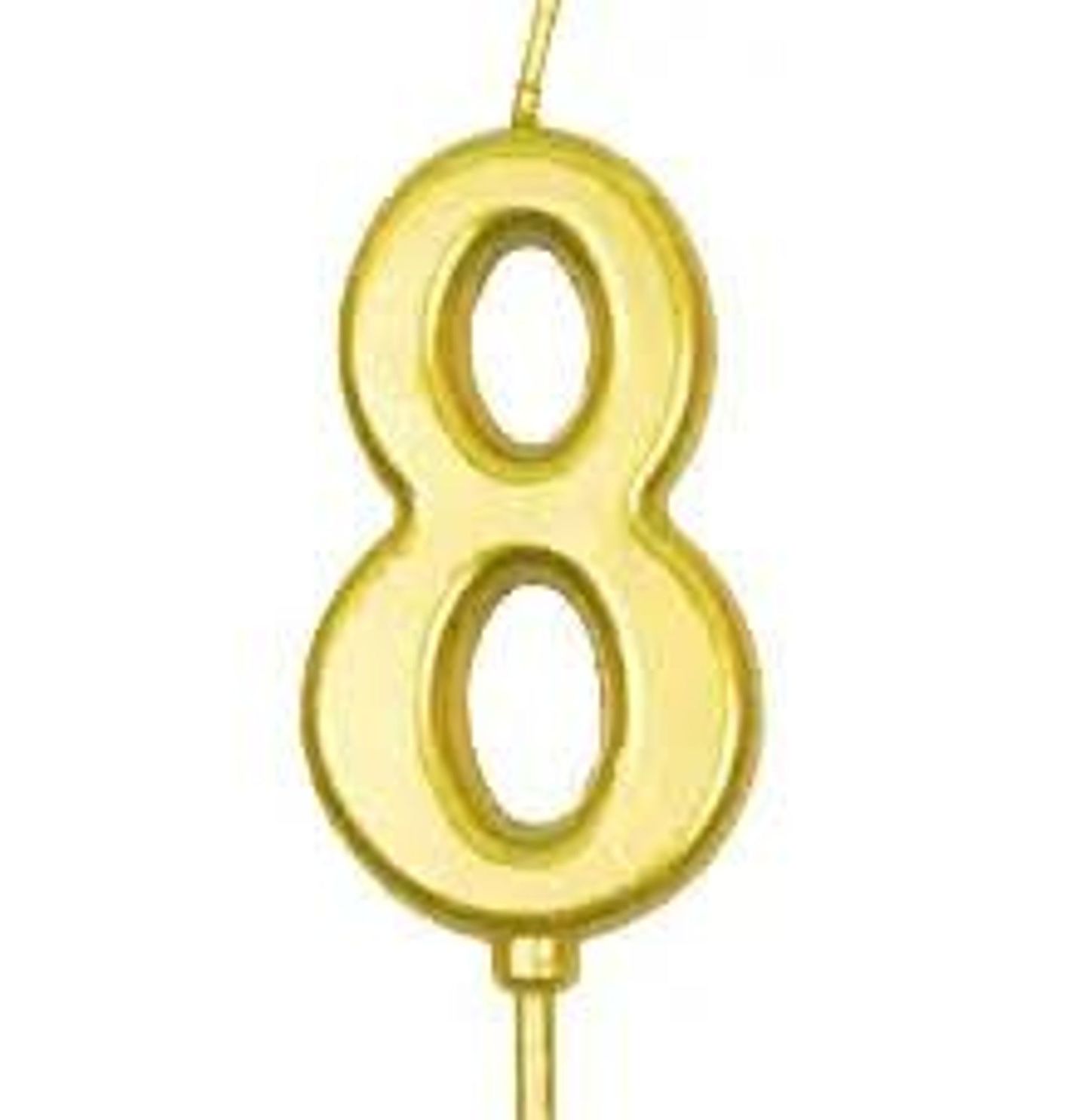 Numbered Candle 8