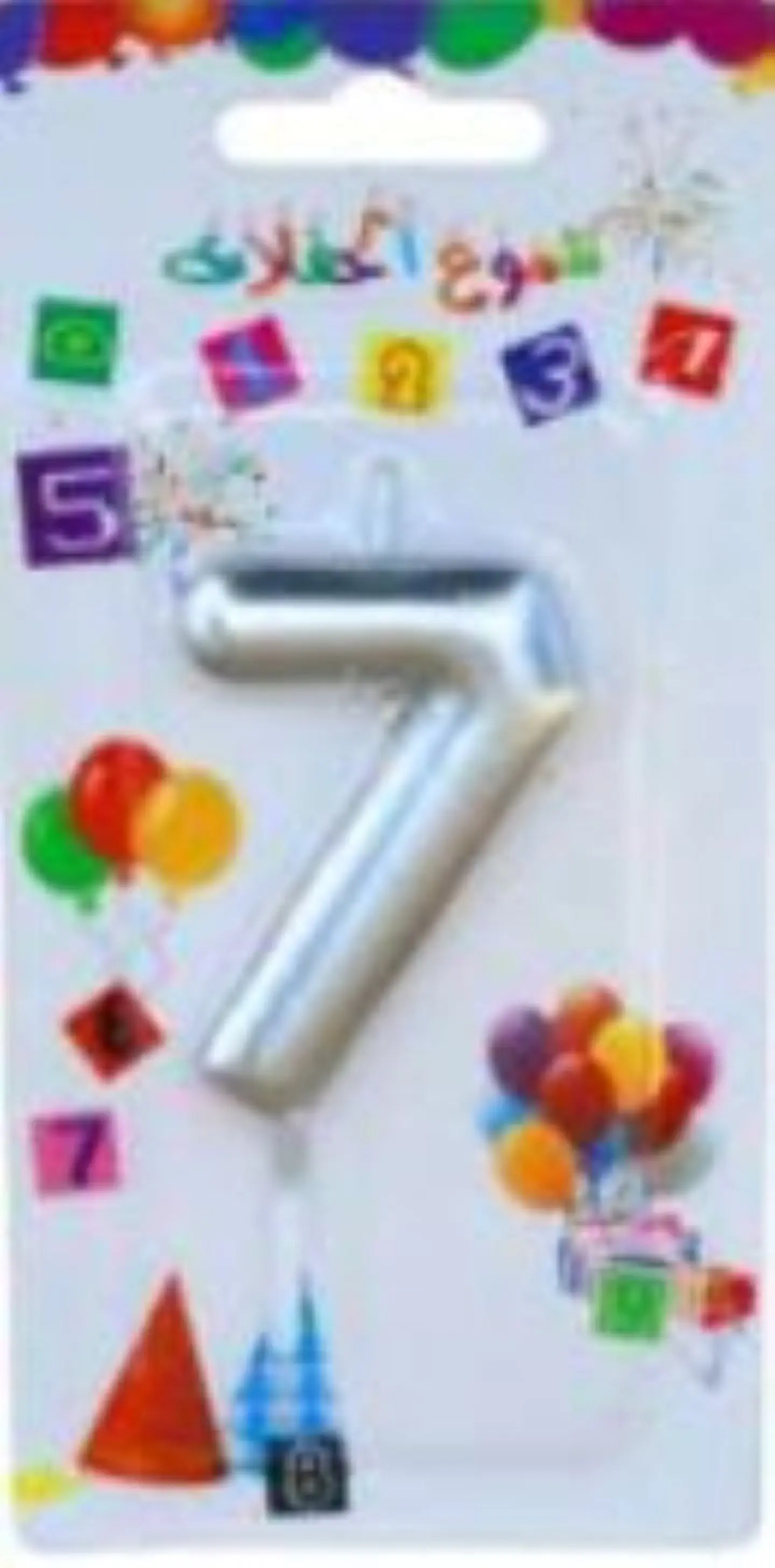 رقم 7 فضي