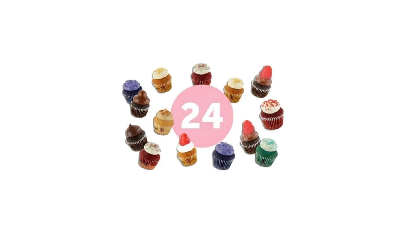 Mini Combo Box Of 24 Mini Cupcakes