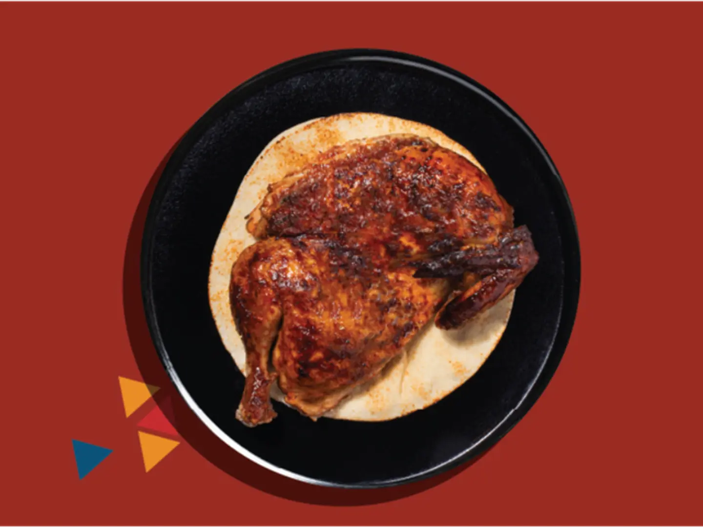 نص دجاج بالفرن