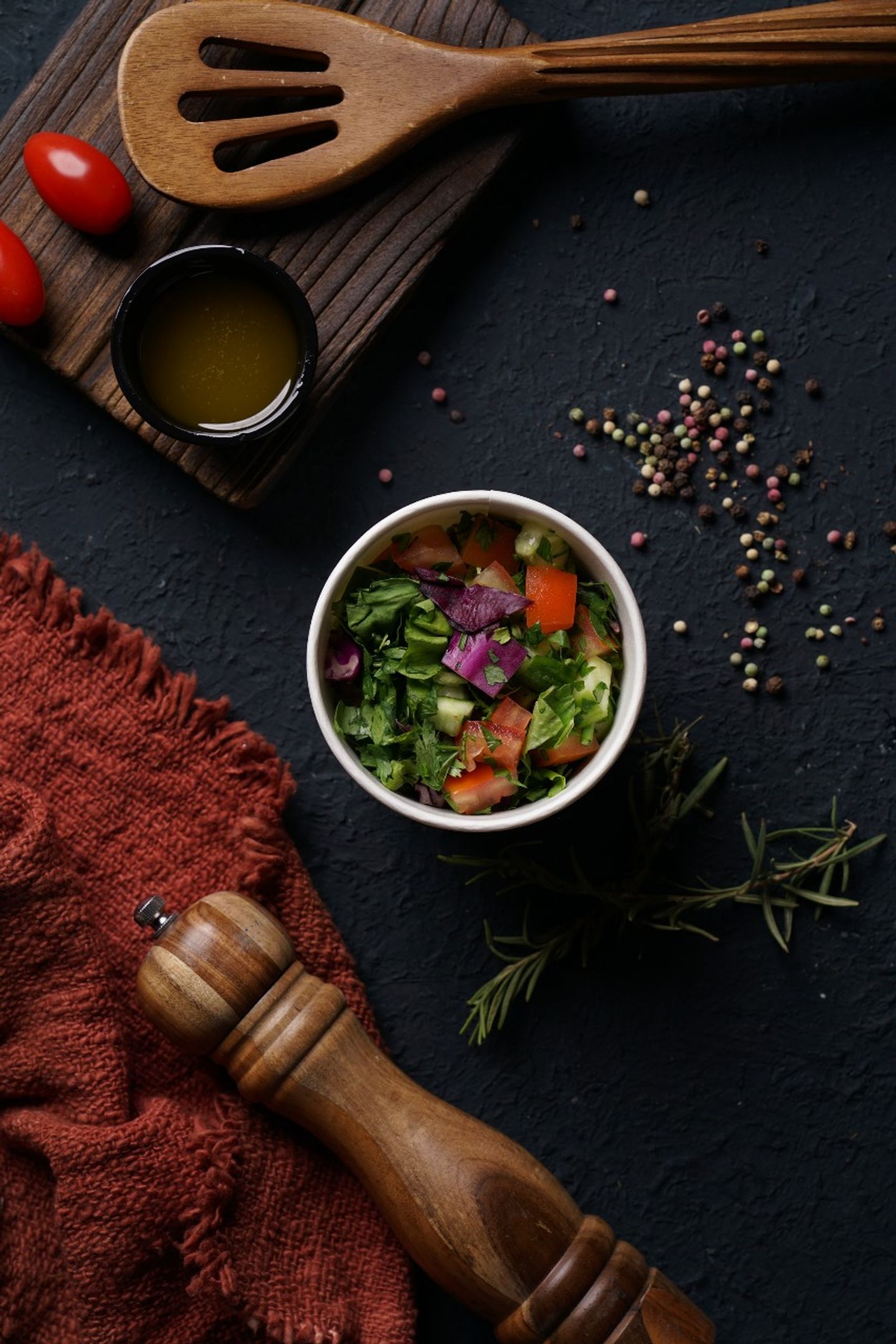 سلطة خضراء - علبة
